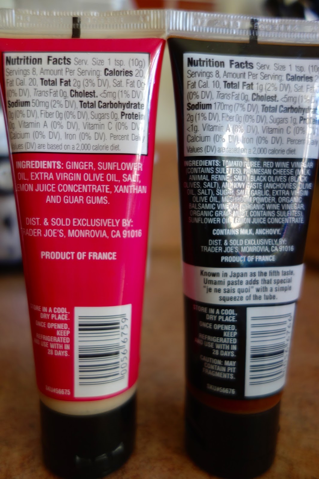 Trader Joe's Umami and Ginger Paste