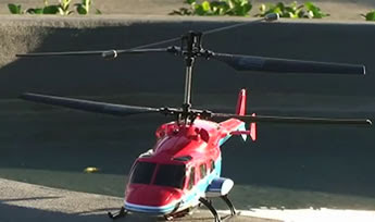 red AirWolf RC Helicopter 2009 image