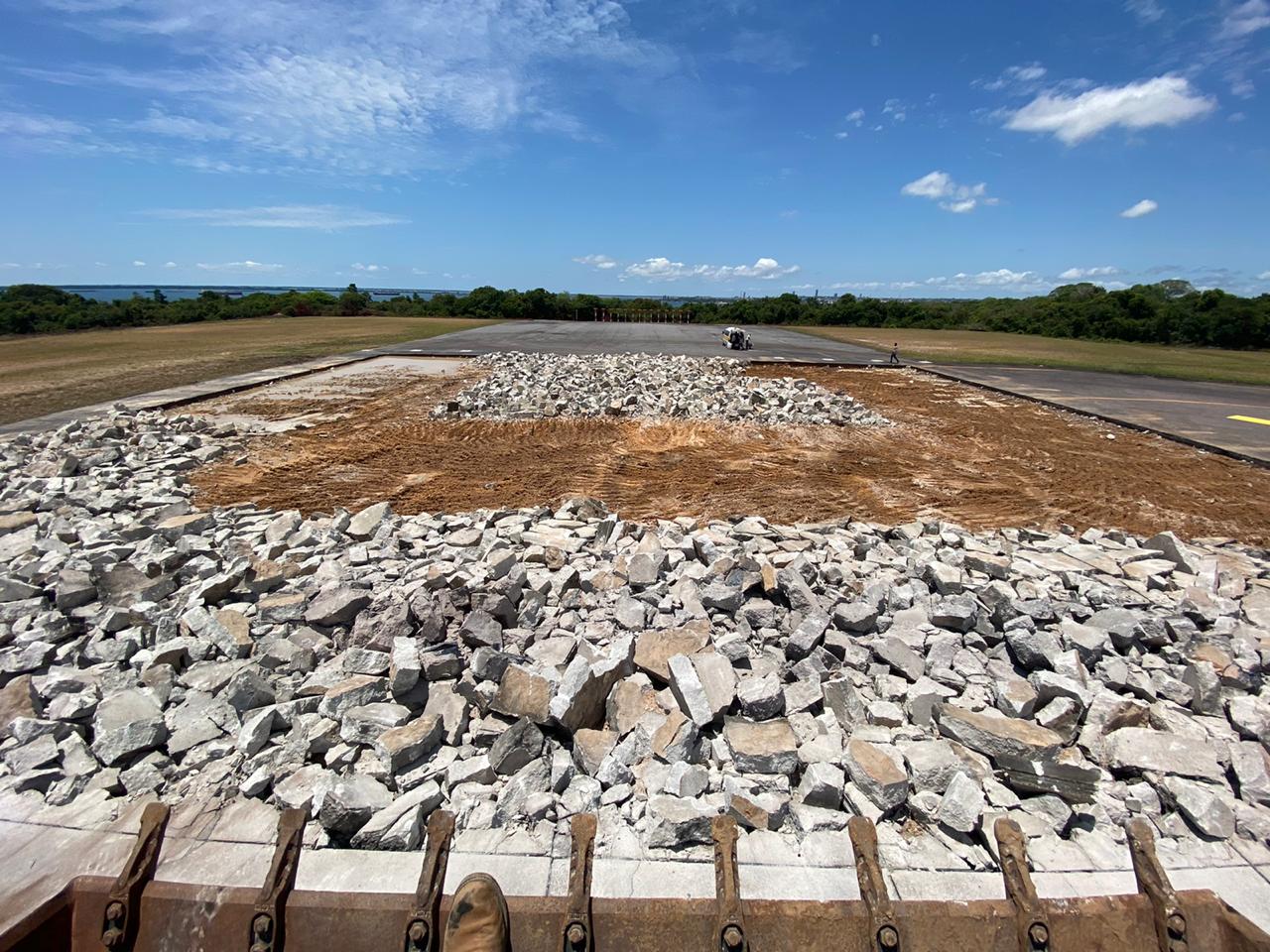 Diretor da Infraero inspeciona novas cabeceiras da pista do aeroporto de Santarém