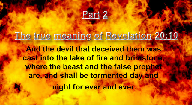 Revelation 20:10.