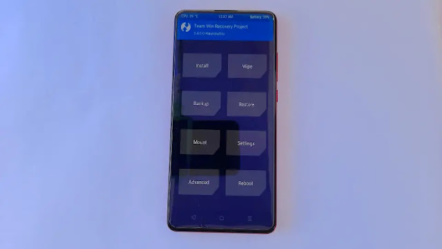 k20 pro on twrp k20 pro twrp recovery