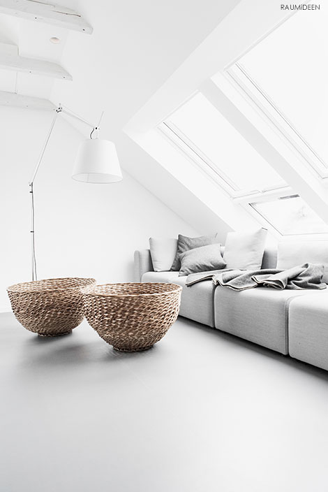 RAUMIDEEN: DEKOIDEE - Deko mit Körben in XXL