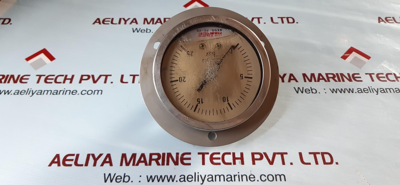 WAAREE SS 316 PRESSURE GAUGE 0 TO 25 BAR Aeliya Marine