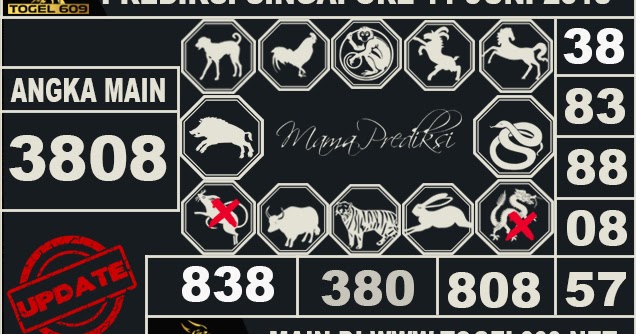 Prediksi Togel SINGAPORE SENIN 1162018 Togel 609