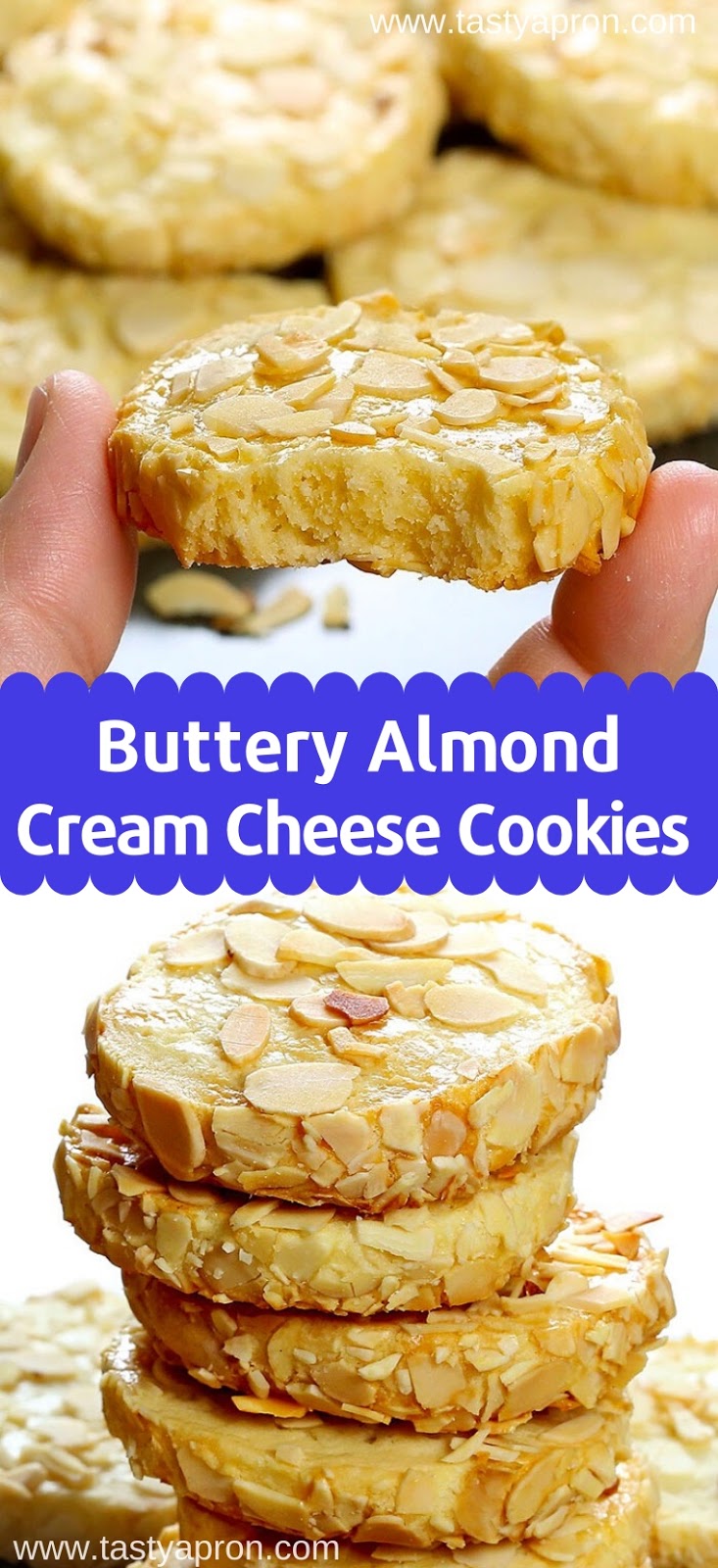 Almond Cream Cheese Cookies Recipe Joki's Kitchen