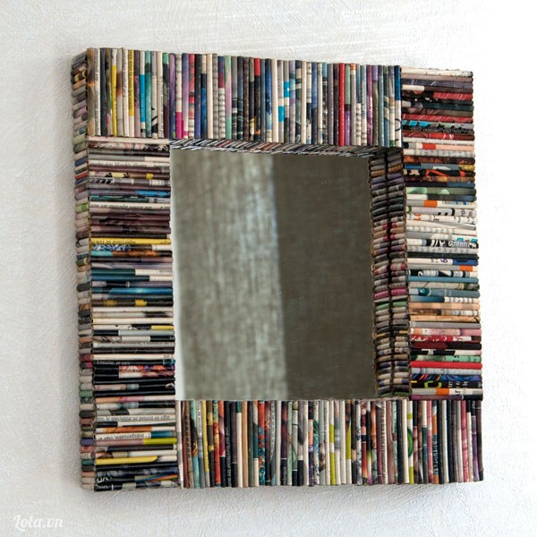 How to Recycle Mirror.. Mirror on the Wall Recycled Frame