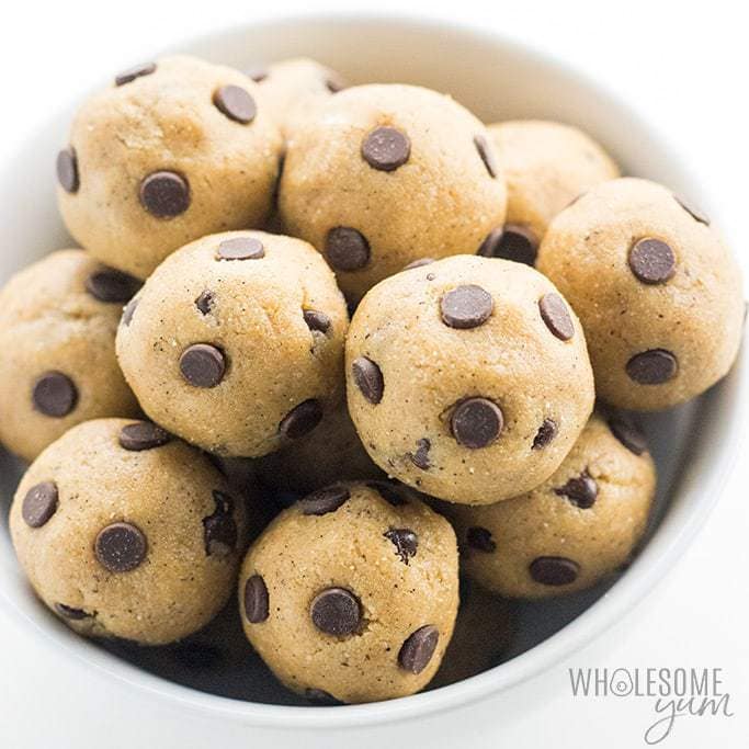 LOW CARB KETO PROTEIN COOKIE DOUGH BITES RECIPE Easy Recipes On