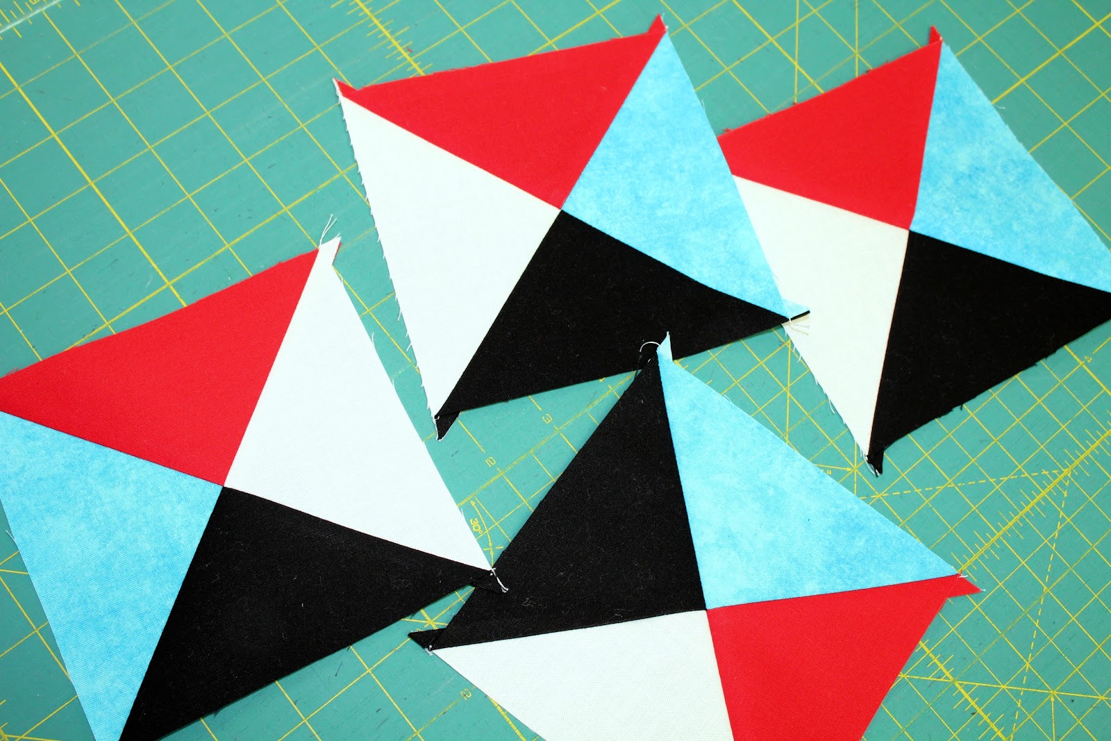 Creatin' in the Sticks Hourglass Quilt Block Tutorial
