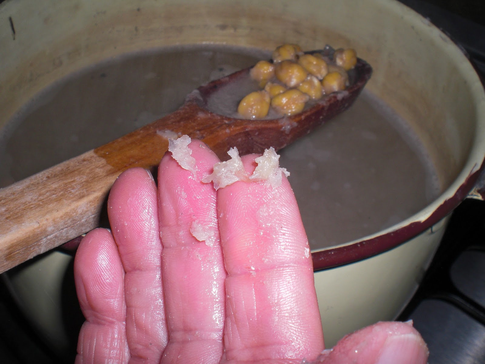 Garbanzo en dulce (Garbanzo en miel)