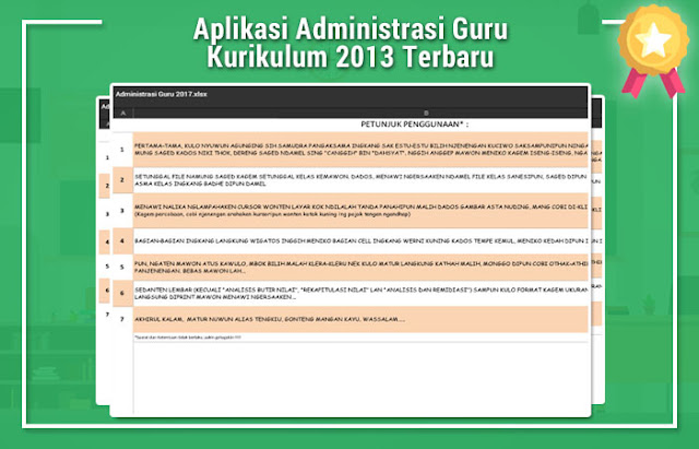 Aplikasi Administrasi Guru Kurikulum 2013 Terbaru RPP K13