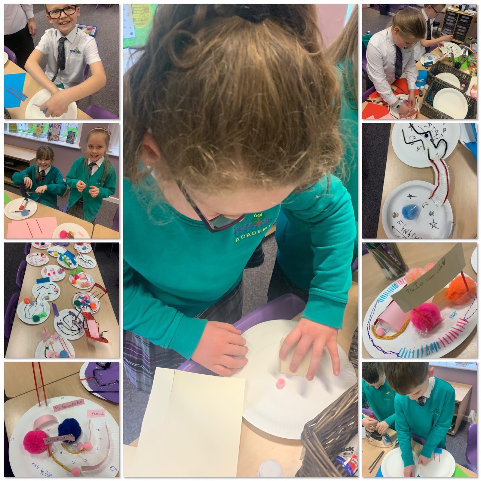 KS2 Science Club Paper Aeroplanes & Paper Plate Marble Run