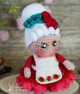 PATRON GRATIS MAMA NOEL AMIGURUMI 45966