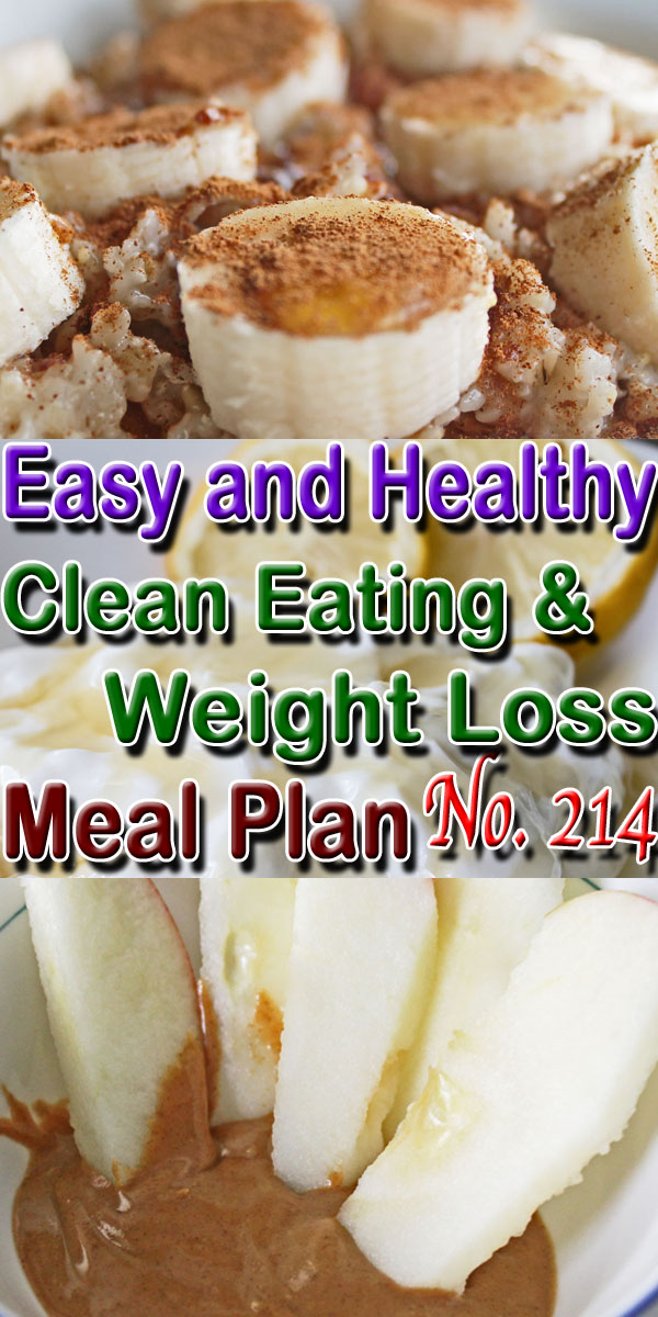 clean eating meal plan for weight loss