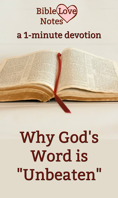The Bible has been relentlessly criticized. Despite this constant hammering on the Word of God, it has stood the test and this 1-minute devotion offers a wonderful insight best called "Poetic Justice." #bibleLoveNotes #Bible #Biblestudy