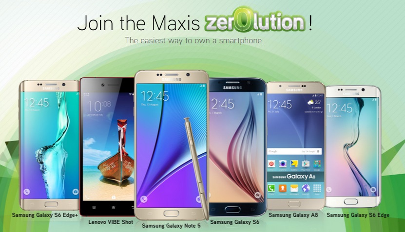 Maxis Zerolution: Get A New Smartphone Every Year with No Upfront Costs