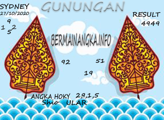 Kode Syair SDY Hari Ini Selasa 27102020 Bocoran Togel