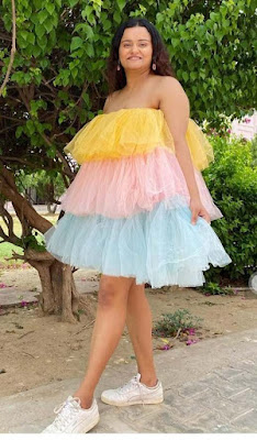 pastel color combination dress styles