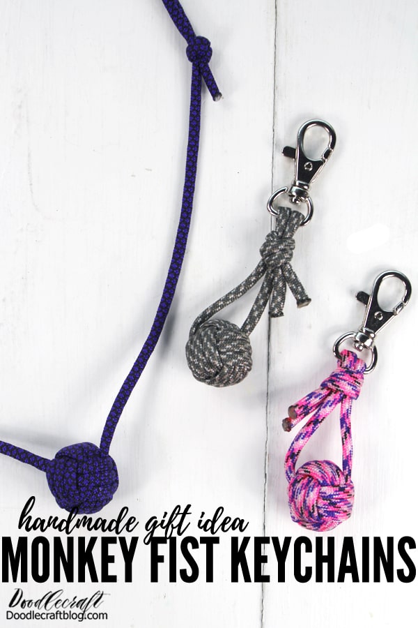 How to Make a Monkey Fist Keychain with Paracord