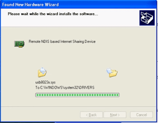 installing of usb tethering in windows xp www.hinditechtip.com