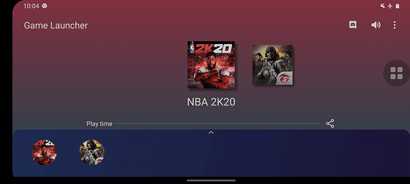 Samsung's Game Launcher Samsung's Game Launcher