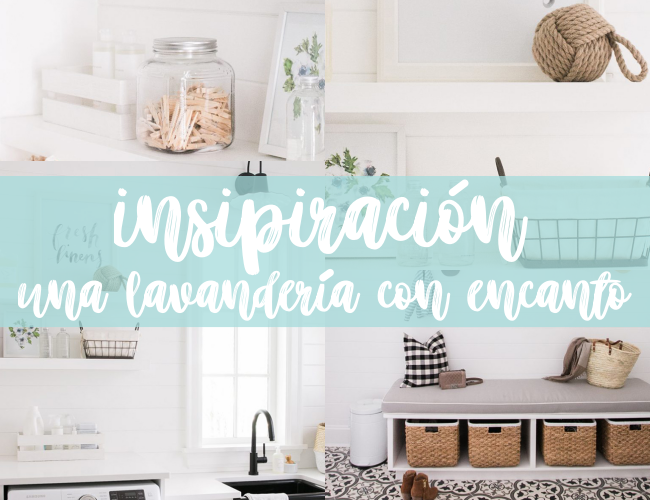 Inspírate: una lavandería casera con encanto