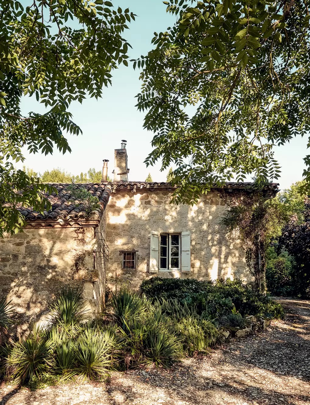 A colorful French cottage