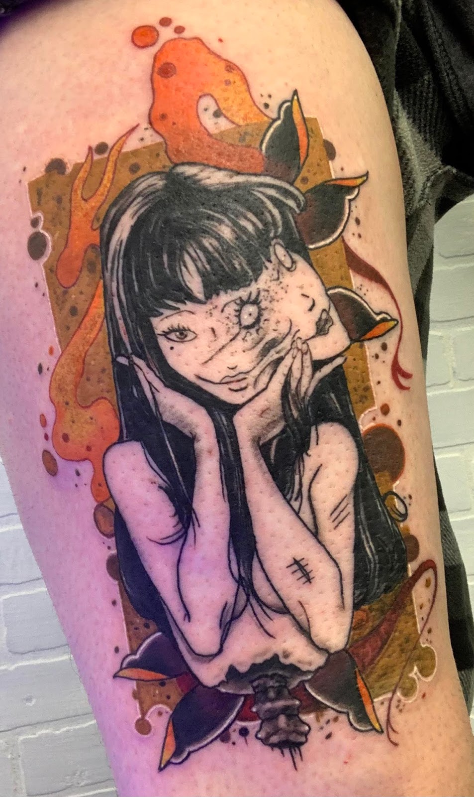 tattoos inspired by Junji Ito