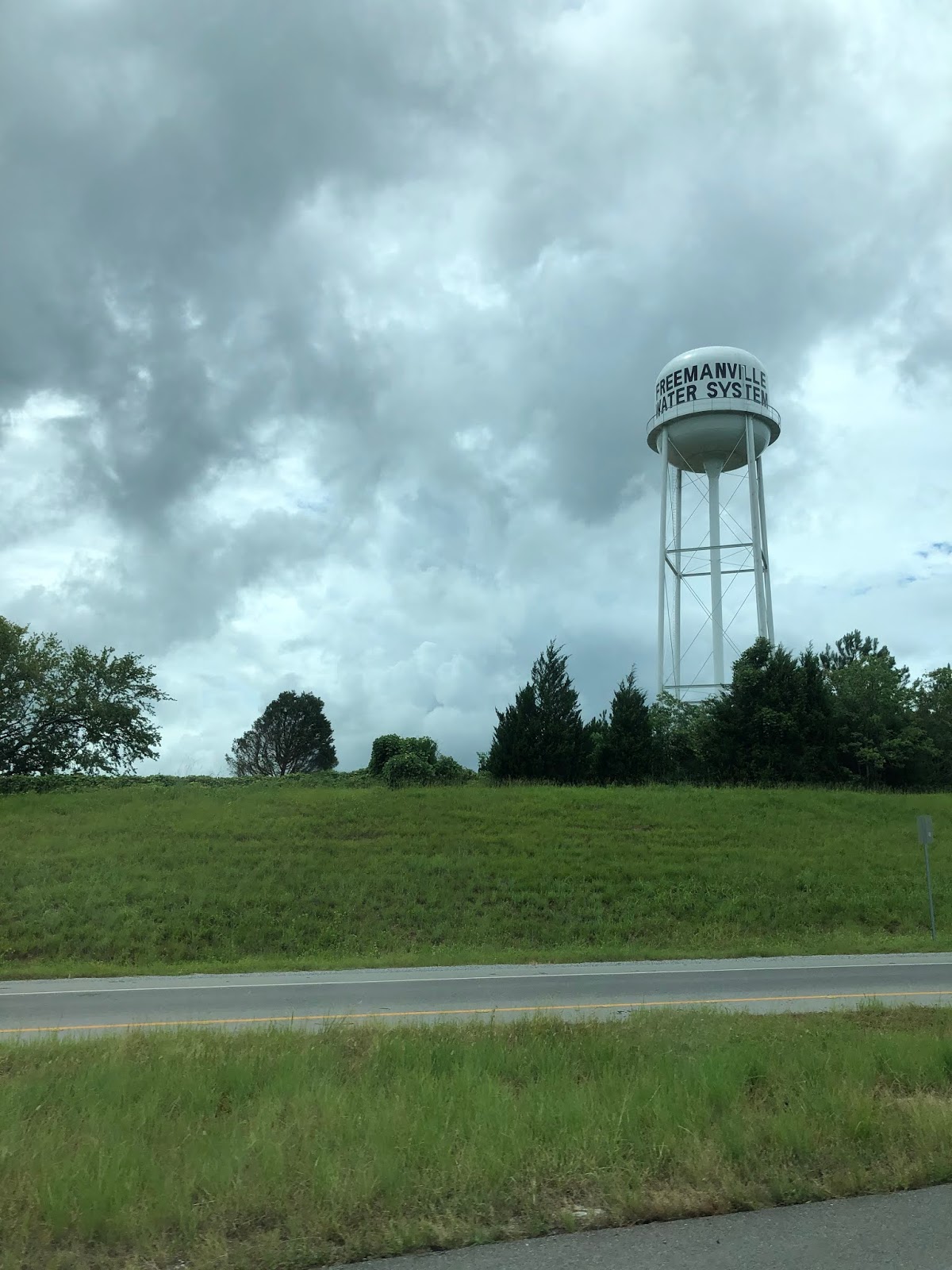 A little leeway The Freemanville Water Tower