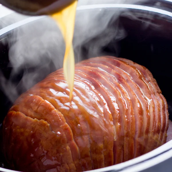 Slow Cooker Honey Glazed Ham by Back To Her Roots