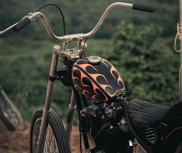 Harley Davidson Ironhead By Vintage Helmet Thailand Hell Kustom