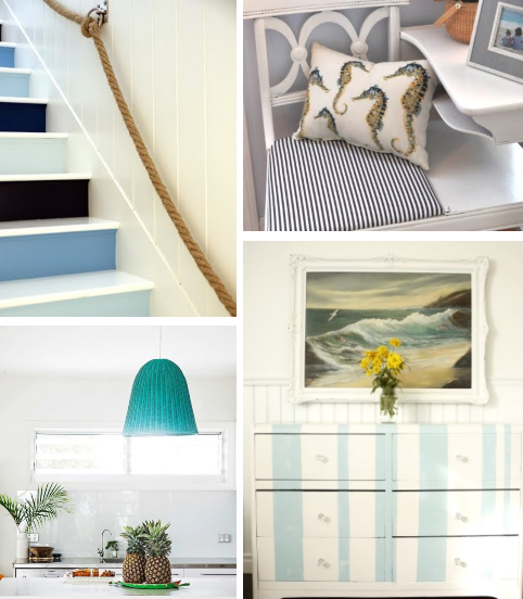 Paint Makeover Ideas Coastal Beach Theme