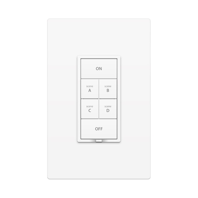 Insteon Remote Control Dimmer Keypad, 6-Button - White