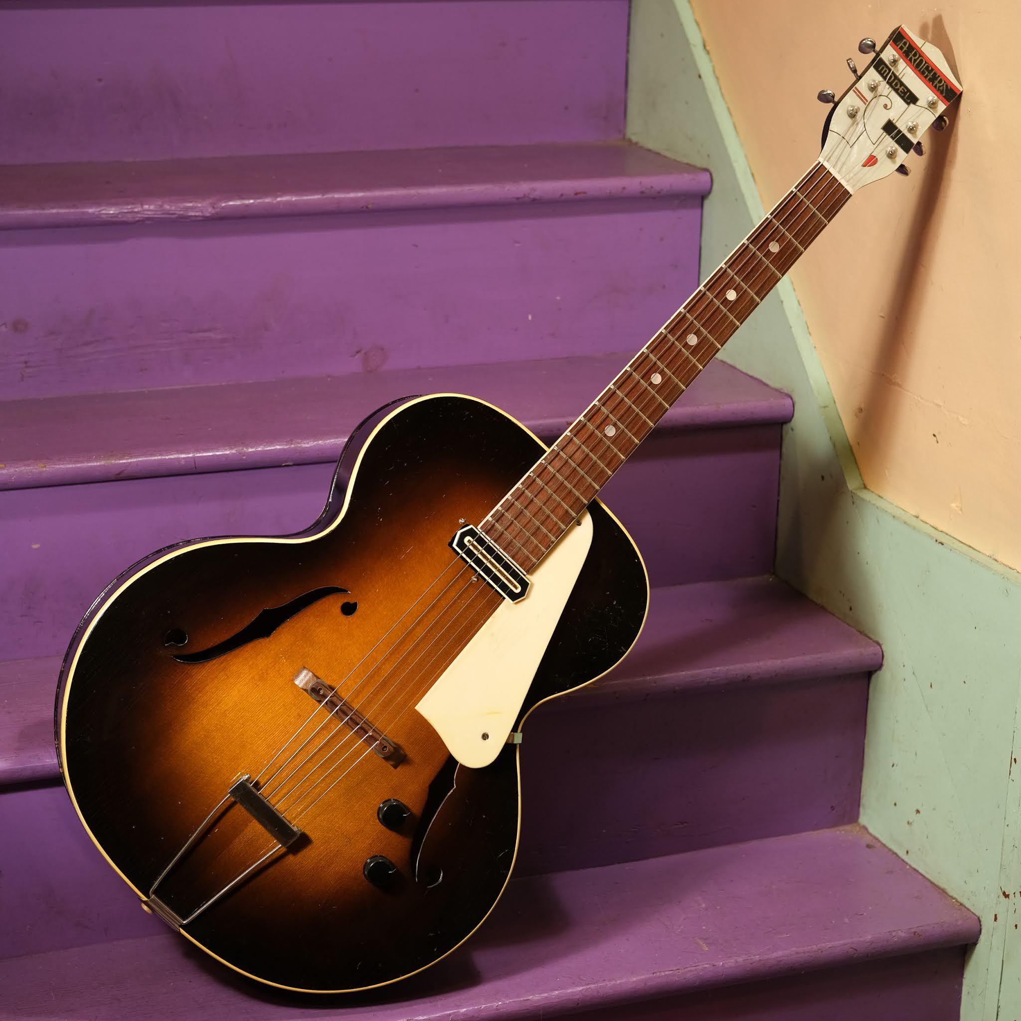 1940s Regalmade A. Rogers No 1 Electrified Archtop Guitar