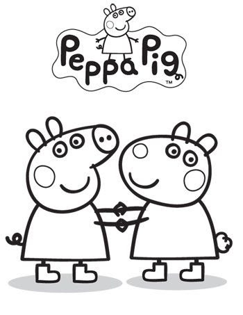 desenho de desenhar da peppa pig