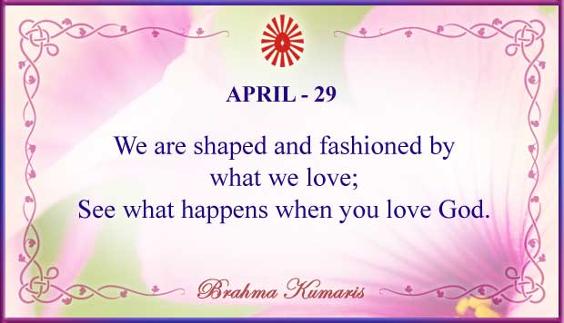 April 29 Thought For The Day April 29