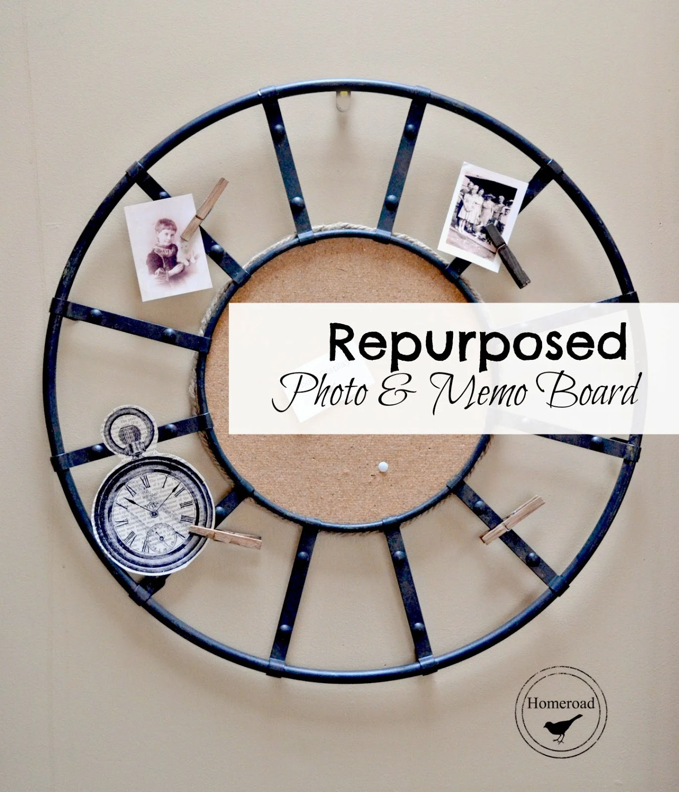 repurposed Kensington clock www.homeroad.net