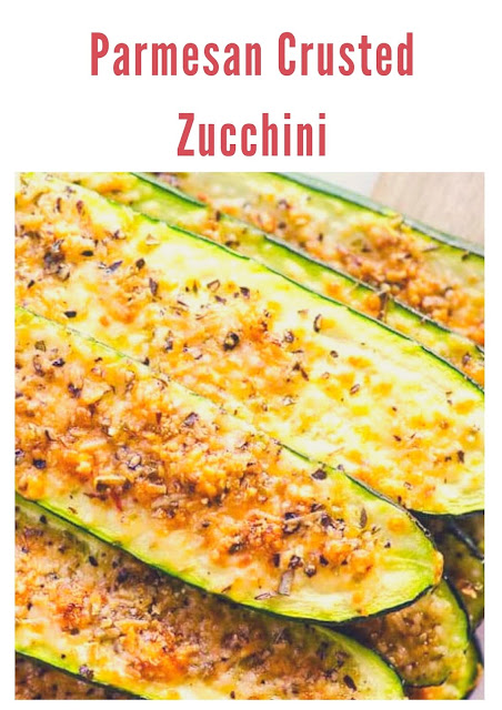 Parmesan Crusted Zucchini Parmesan Crusted Zucchini