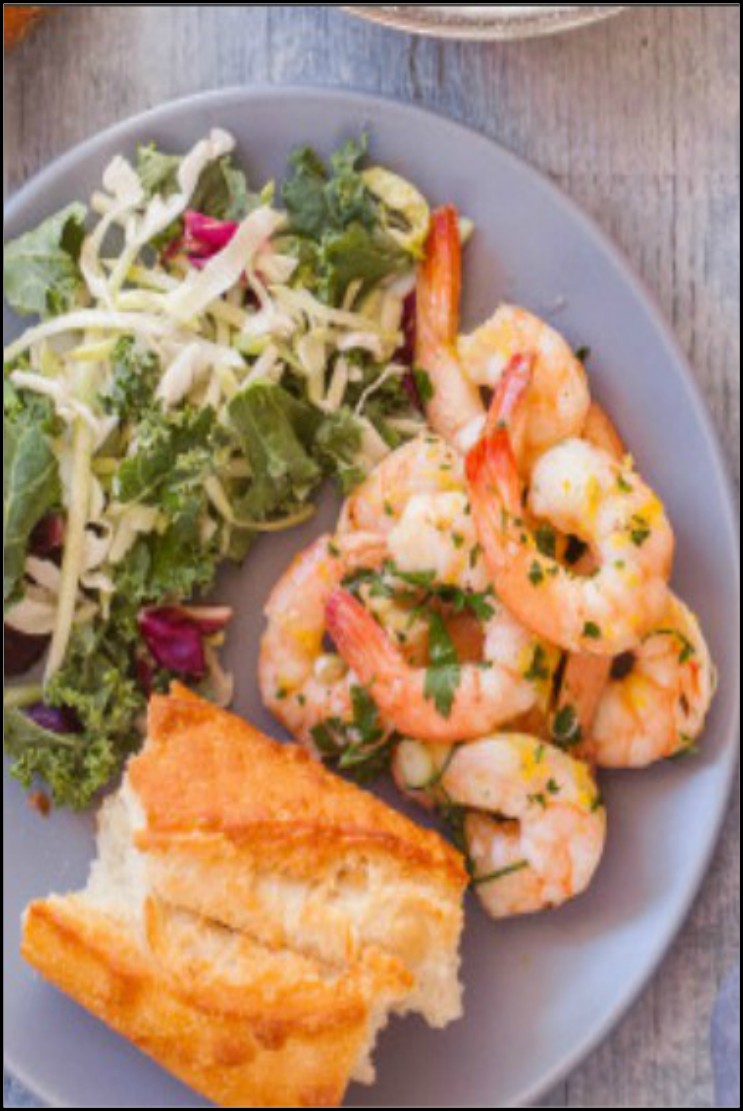 Garlic Shrimp In The Microwave