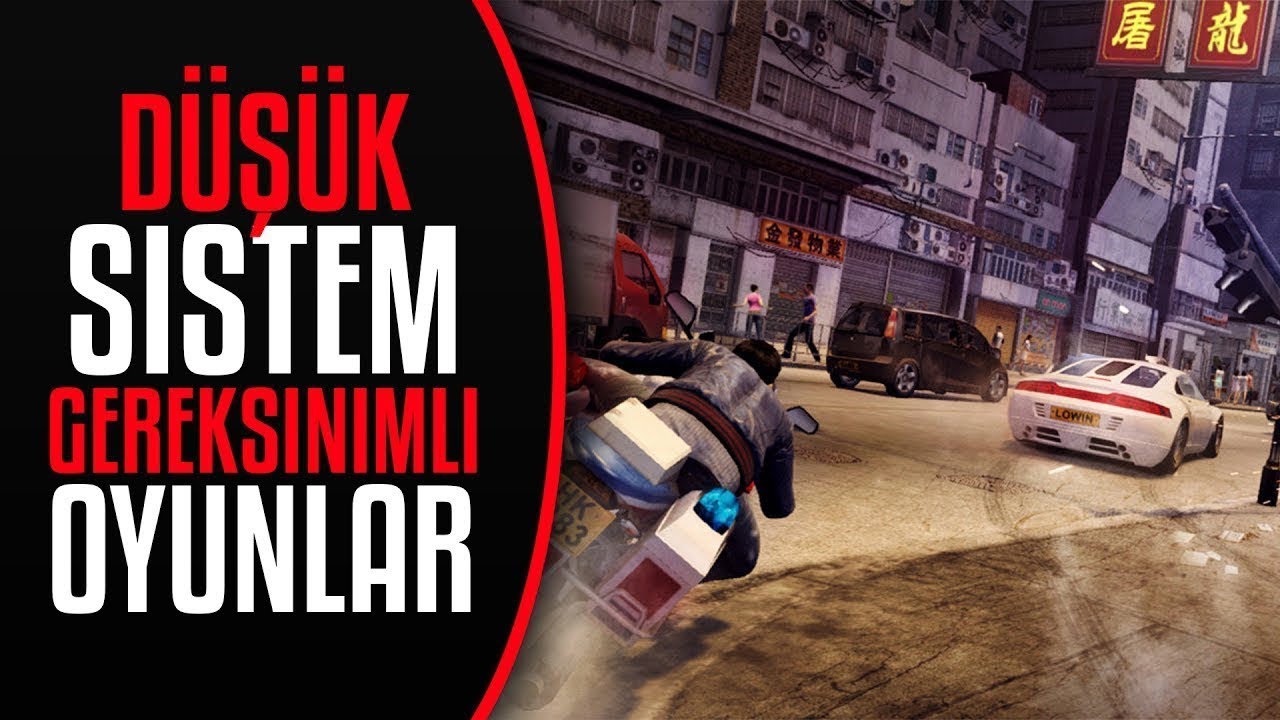 dusuk sistem gereksinimli oyunlar 2018