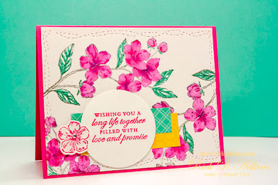 I have a super cute and easy wedding card to share and a little Color Inspiration for you this week. Click here to learn more