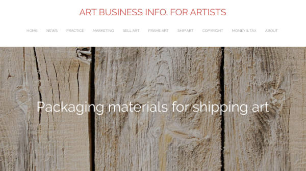 Packaging Materials - Art Business Info. for Artists