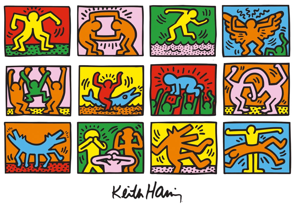 archimeda born of dreamsinspired by freedom Keith Haring Art