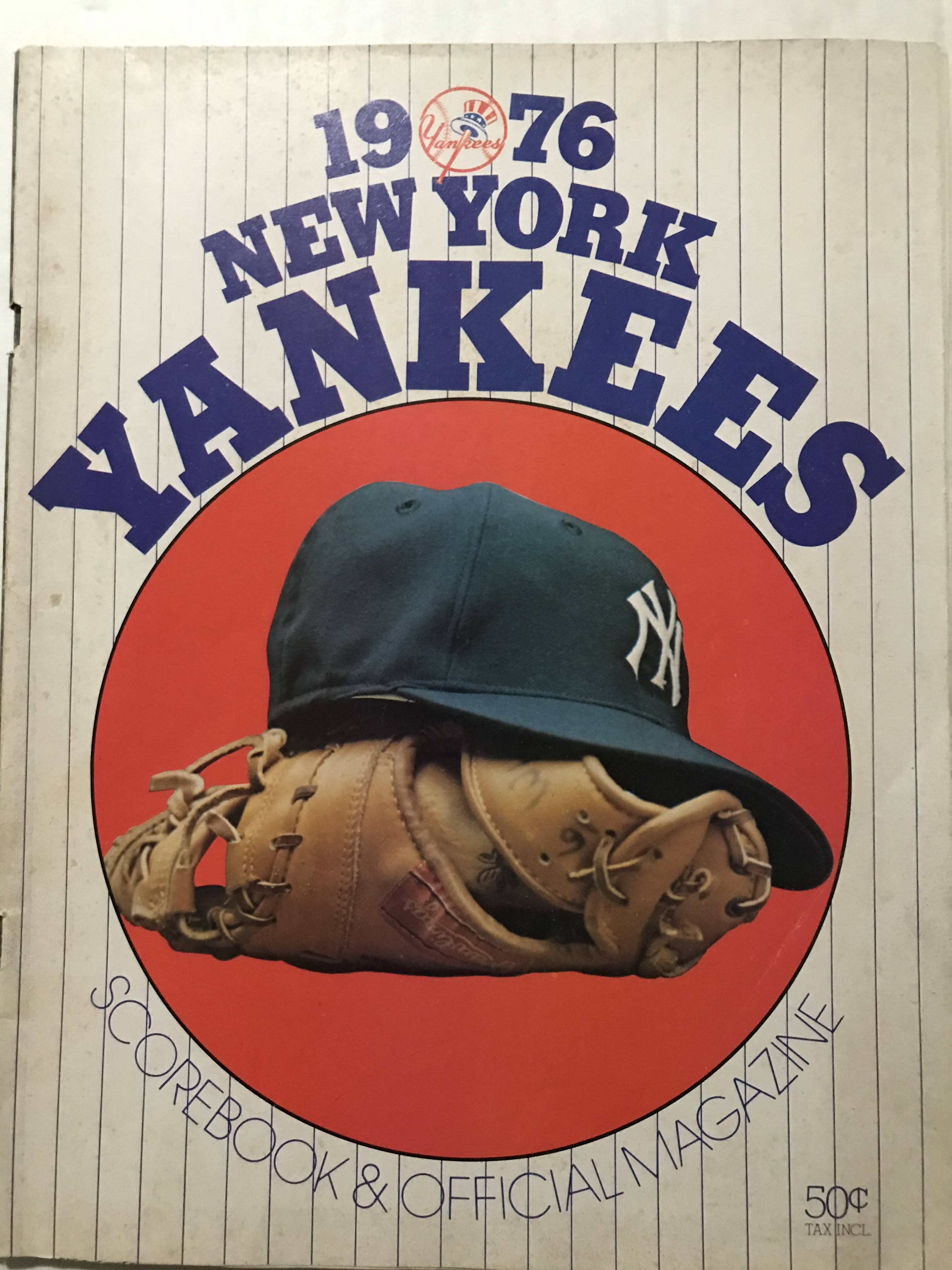 Baseball Cards Come to Life! 1976 Yankees Program
