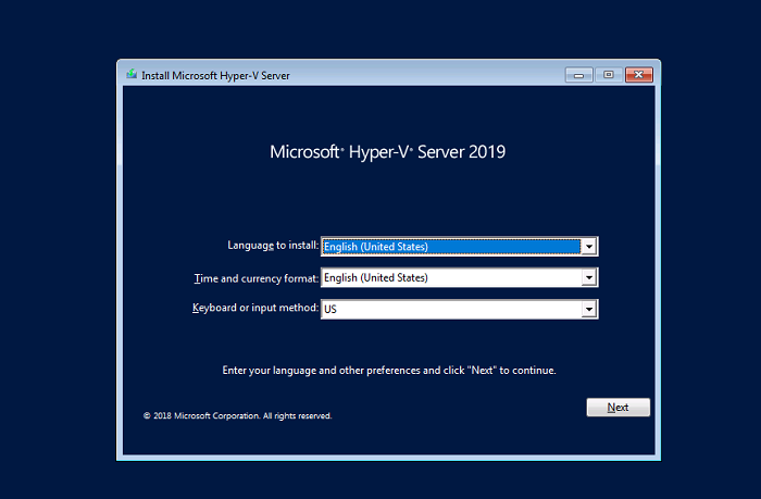 Server Hyper-V gratuito