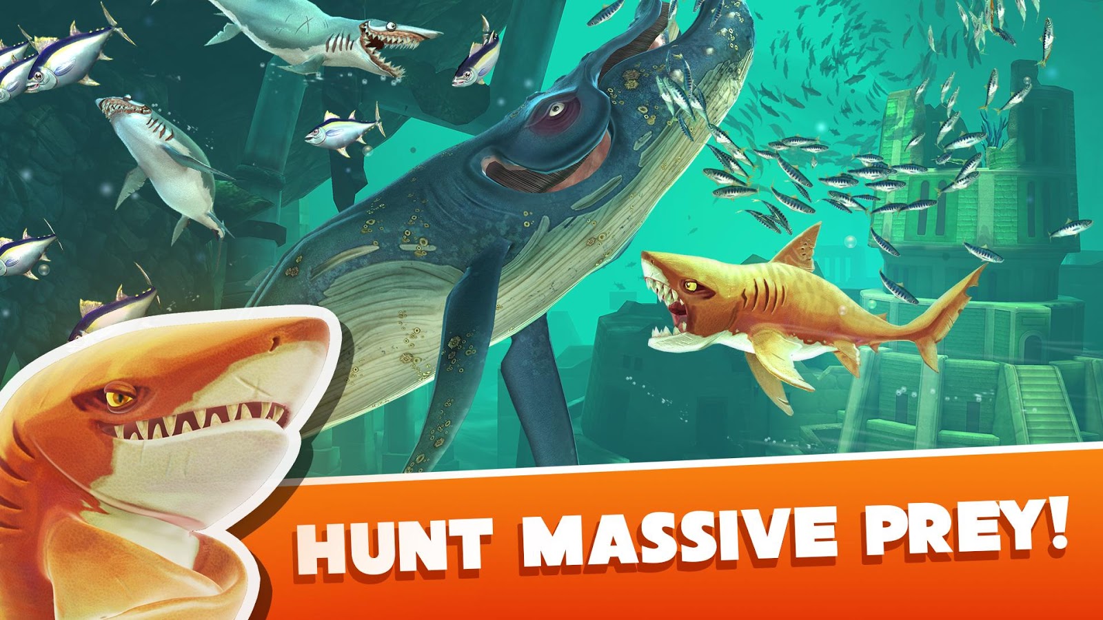 Descripciones básicas del Hungry Shark World: Hungry Shark en tu equipo ...
