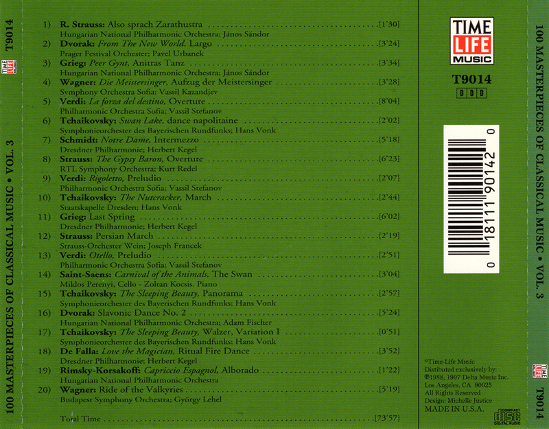 Chia sẻ âm nhạc Time Life 100 Masterpieces Of Classical Music Vol. 3