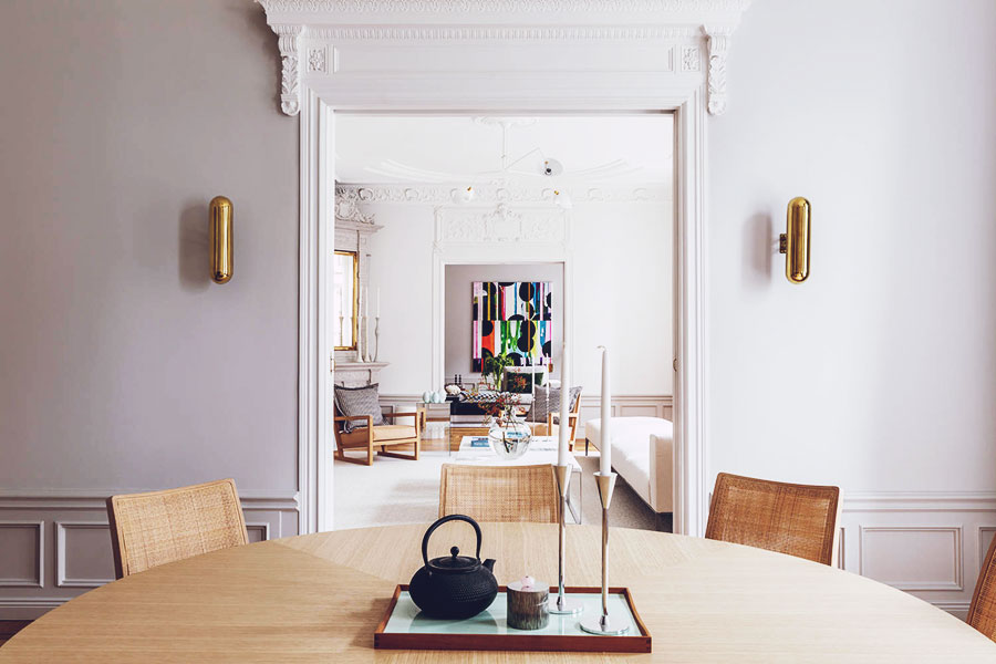 Décor: A Stunning 19th Century Swedish Apartment in Strandvägen, Stockholm