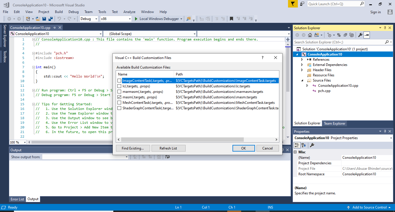 How To See Assembly Code In Visual Studio C