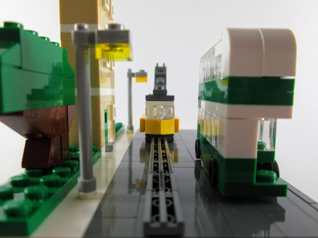 MOC LEGO Rua de Lisboa em micro escala