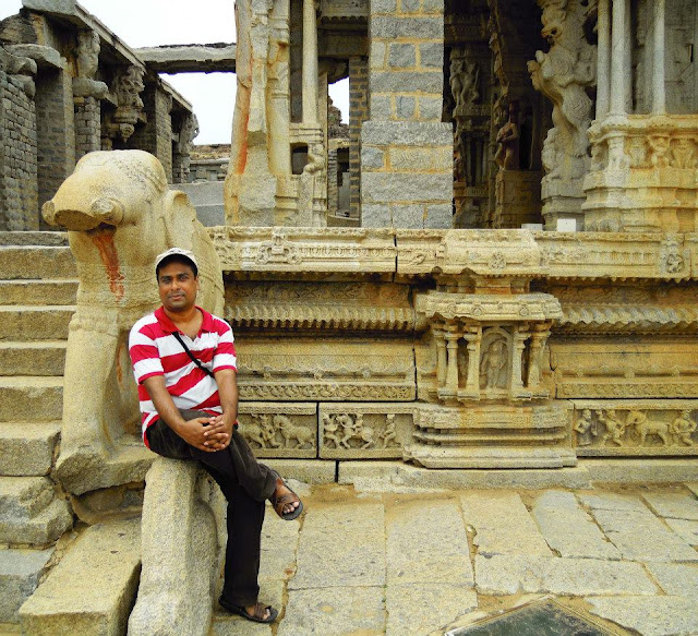At the Vittala Temple, Hampi
